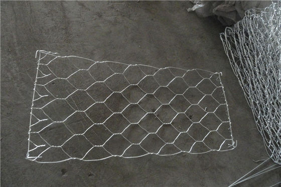 2 X 1 X 1m Gabion Box Hexagonal Gabion Basket Iron Wire Mesh For Cages