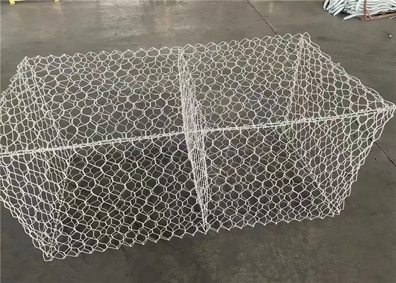 100x80mm Galvanized Hexagonal Chicken Wire Mesh Metal Wire Mesh Gabion 2x1x1m Box Mesh