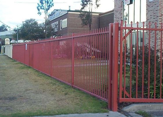 Łatwo montowane ogrodzenia ze stali cynkowej / ozdobne rurowe panele ogrodzeniowe ze stali